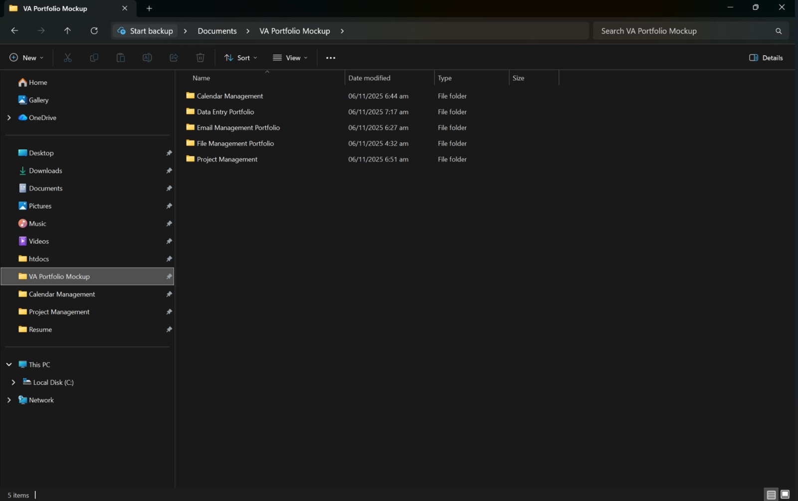 Folder Structure