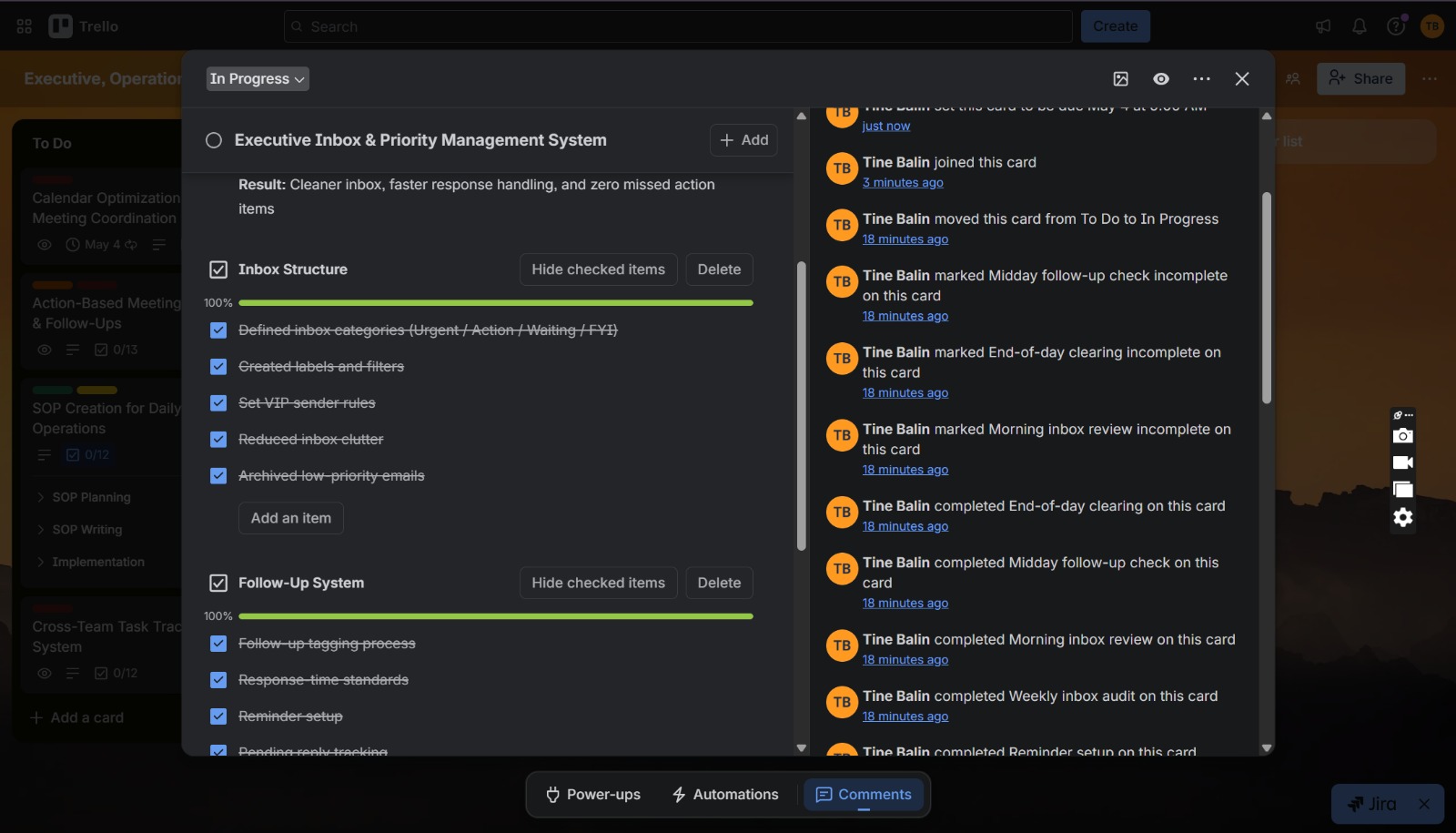Inbox Structure
