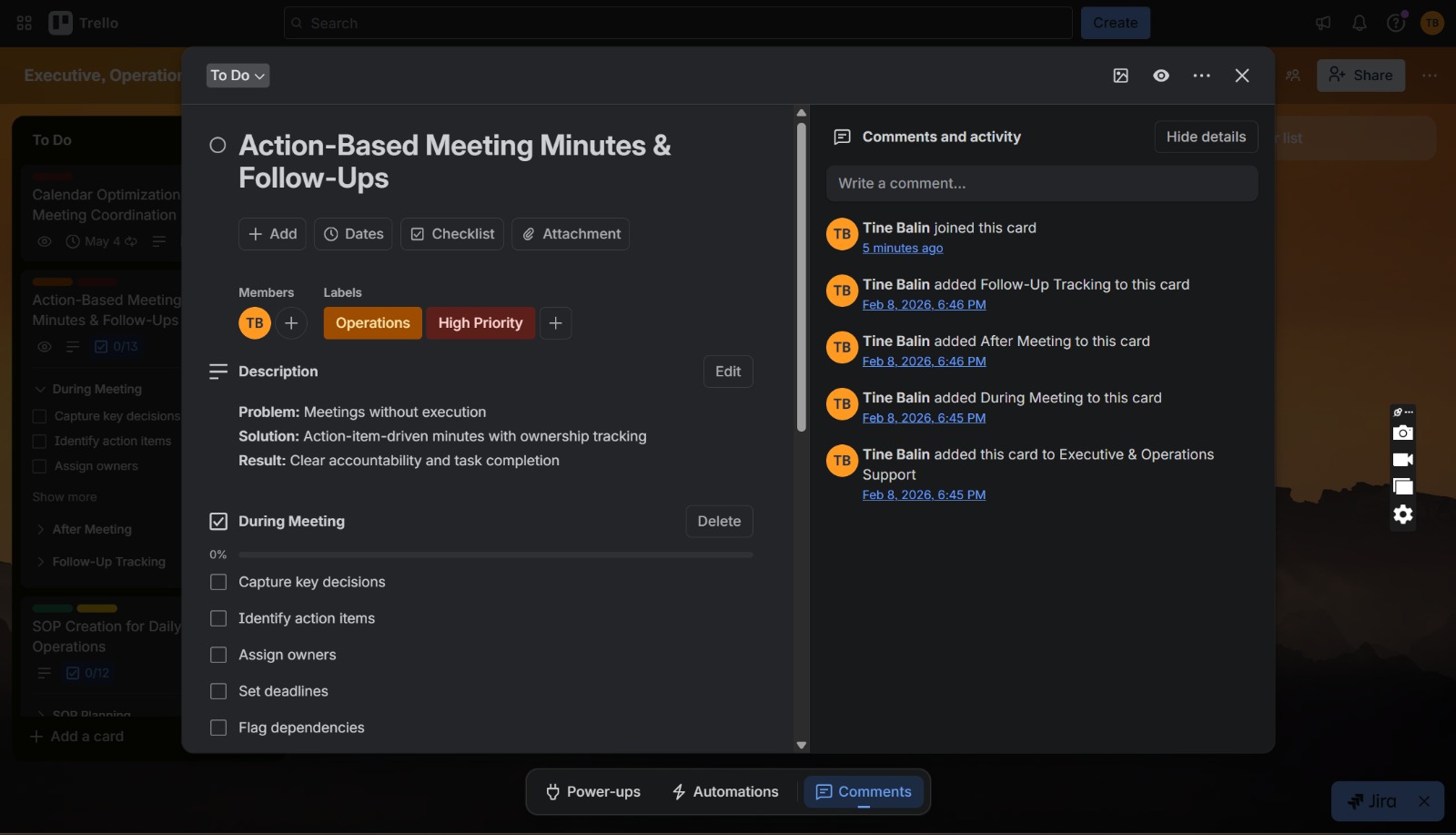 Meeting Minutes